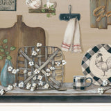 Set Of Three Farmhouse Kitchen 1 White Framed Print Kitchen Wall Art - Homeroots