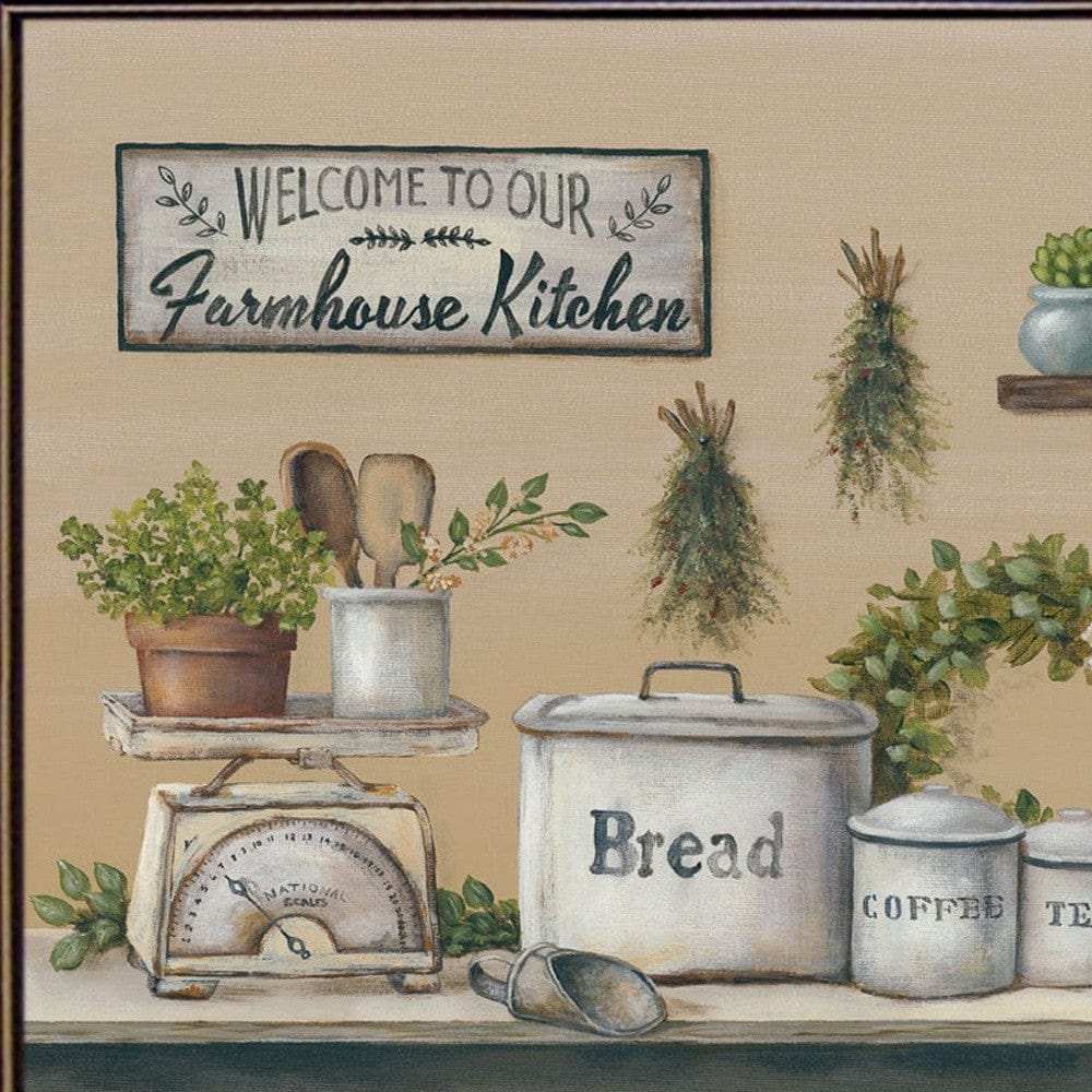 Set Of Two Farmhouse Kitchen 3 Black Framed Print Kitchen Wall Art - Homeroots - Flyclothing LLC