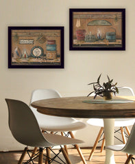 Set Of Two Shelf Treasures 3 Black Framed Print Wall Art - Homeroots