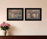 Set Of Two Love Never Fails 2 Black Framed Print Wall Art - Homeroots - Flyclothing LLC