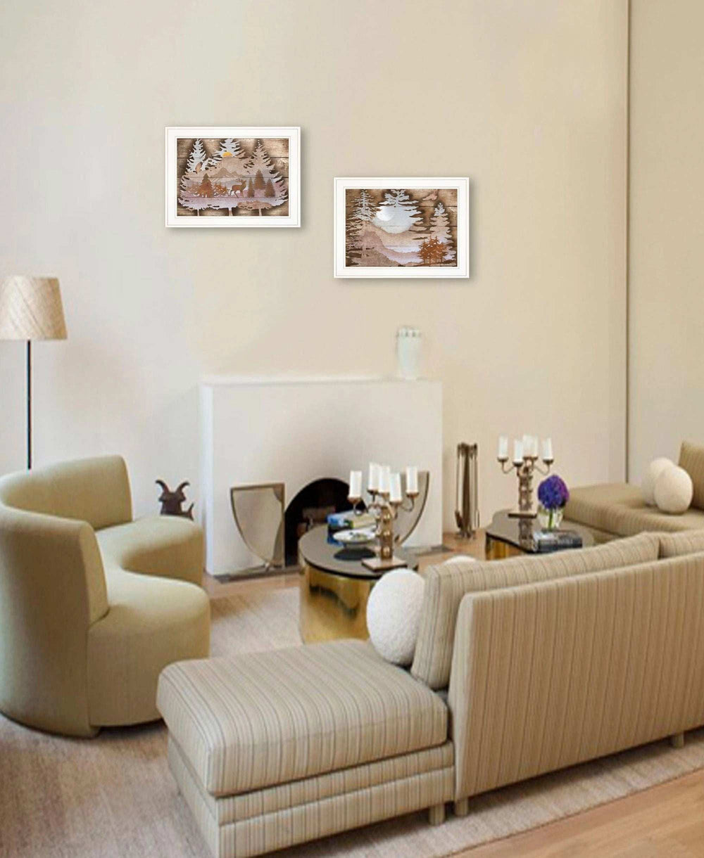 Set Of Two Great Outdoors 1 White Framed Print Wall Art - Homeroots - Flyclothing LLC