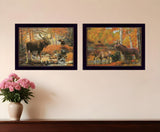 Set Of Two Call of the Wild 2 Black Framed Print Wall Art - Homeroots