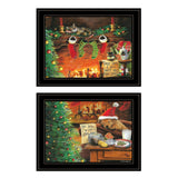 Set Of Two Ive Been A Good Boy 2 Black Framed Print Wall Art - Homeroots
