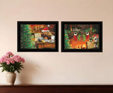 Set Of Two Ive Been A Good Boy 2 Black Framed Print Wall Art - Homeroots - Flyclothing LLC