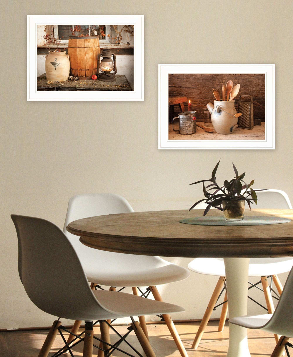 Set Of Two The Nail Keg White Framed Print Wall Art - Homeroots - Flyclothing LLC