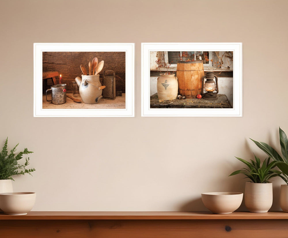 Set Of Two The Nail Keg White Framed Print Wall Art - Homeroots