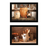 Set Of Two The Nail Keg 3 Black Framed Print Wall Art - Homeroots