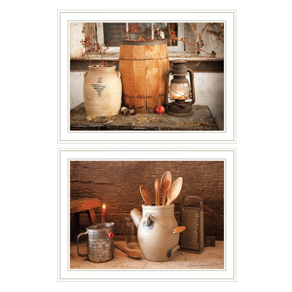 Set Of Two The Nail Keg 4 White Framed Print Wall Art - Homeroots - Flyclothing LLC
