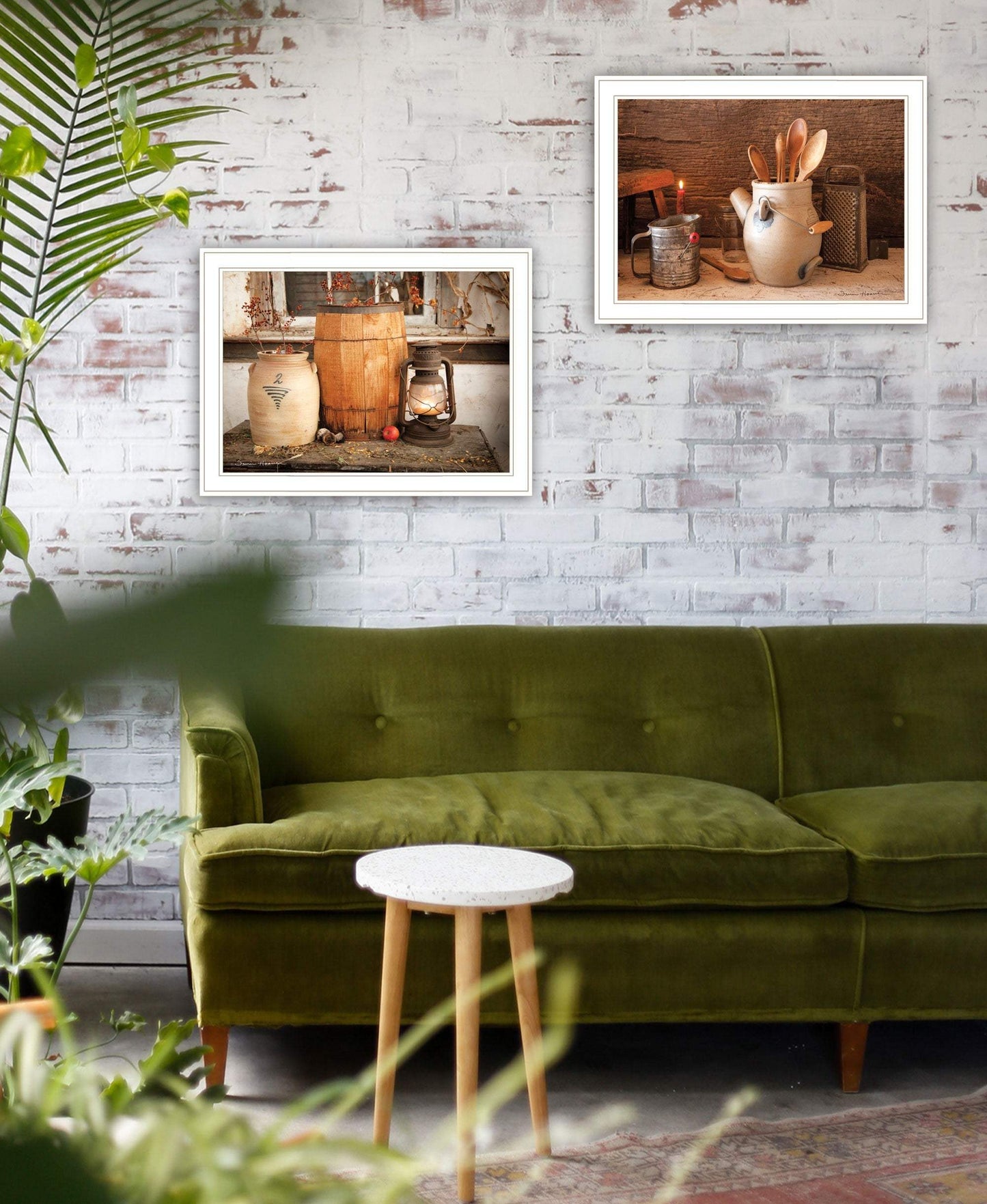 Set Of Two The Nail Keg 4 White Framed Print Wall Art - Homeroots - Flyclothing LLC