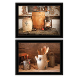 Set Of Two The Nail Keg 5 Black Framed Print Wall Art - Homeroots