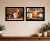 Set Of Two The Nail Keg 5 Black Framed Print Wall Art - Homeroots - Flyclothing LLC