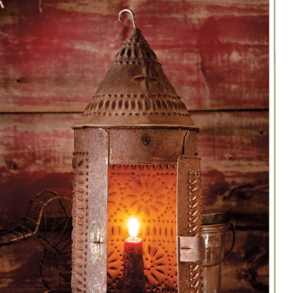 Set Of Two Innkeepers Lantern 1 White Framed Print Wall Art - Homeroots - Flyclothing LLC