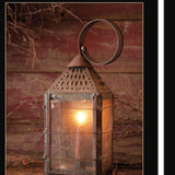 Set Of Two Innkeepers Lantern 3 Black Framed Print Wall Art - Homeroots