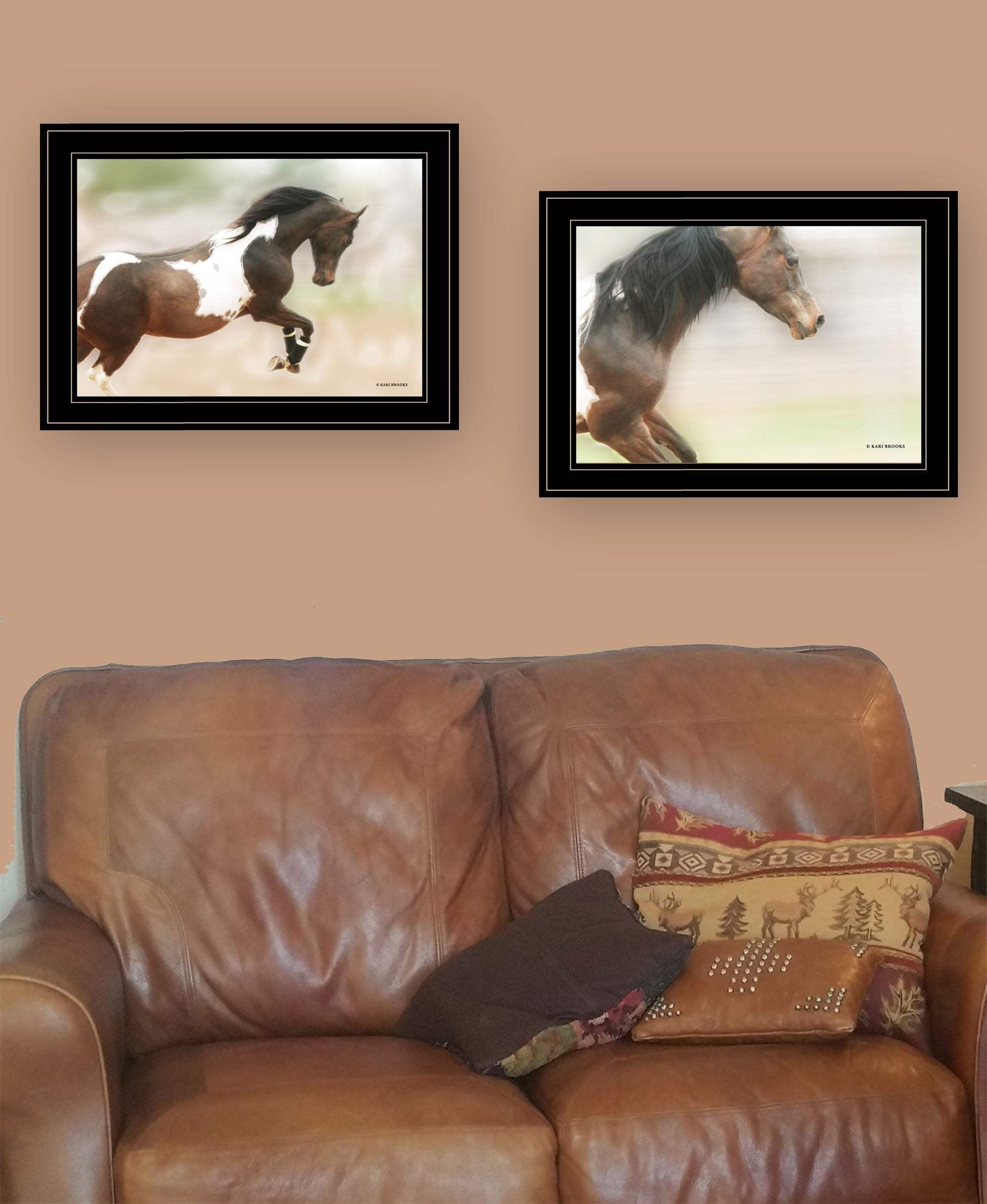 Set Of Two A Wild Kookie 2 Black Framed Print Wall Art - Homeroots - Flyclothing LLC