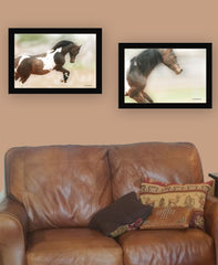 Set Of Two A Wild Kookie 3 Black Framed Print Wall Art