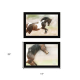 Set Of Two A Wild Kookie 3 Black Framed Print Wall Art - Homeroots - Flyclothing LLC