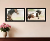 Set Of Two A Wild Kookie 3 Black Framed Print Wall Art - Homeroots - Flyclothing LLC