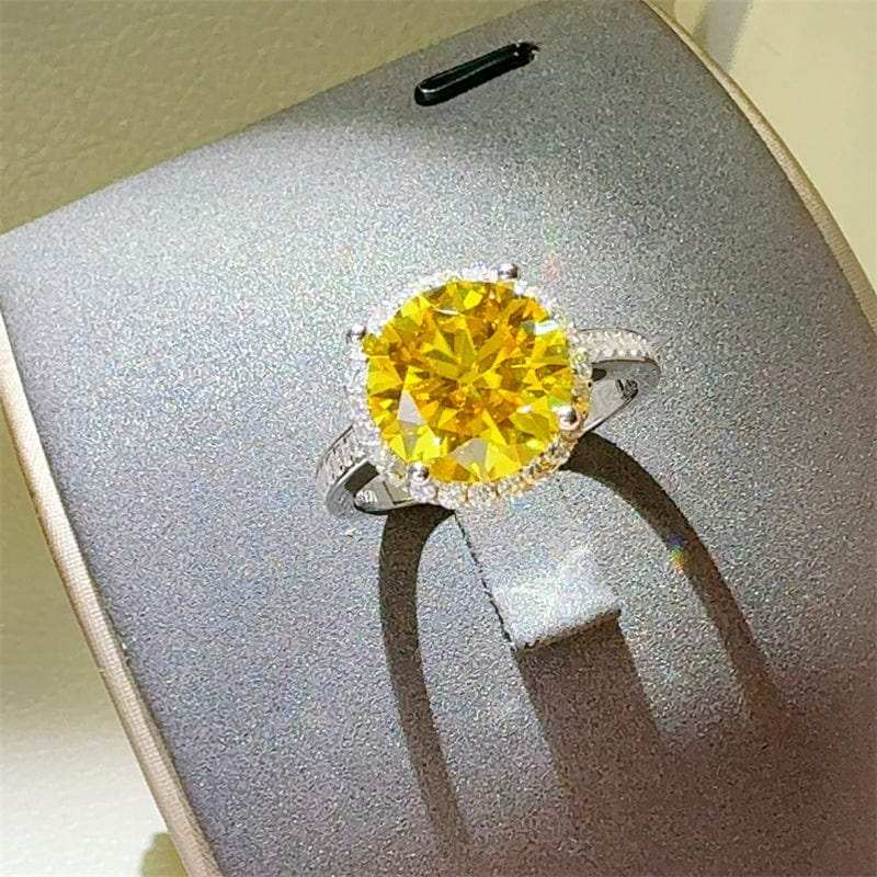 3 Carat Moissanite Zircon 925 Sterling Silver Ring - Trendsi - Flyclothing LLC