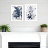 Set Of Two Ocean 1 White Framed Print Wall Art - Homeroots