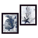 Set Of Two Ocean 3 Black Framed Print Wall Art - Homeroots