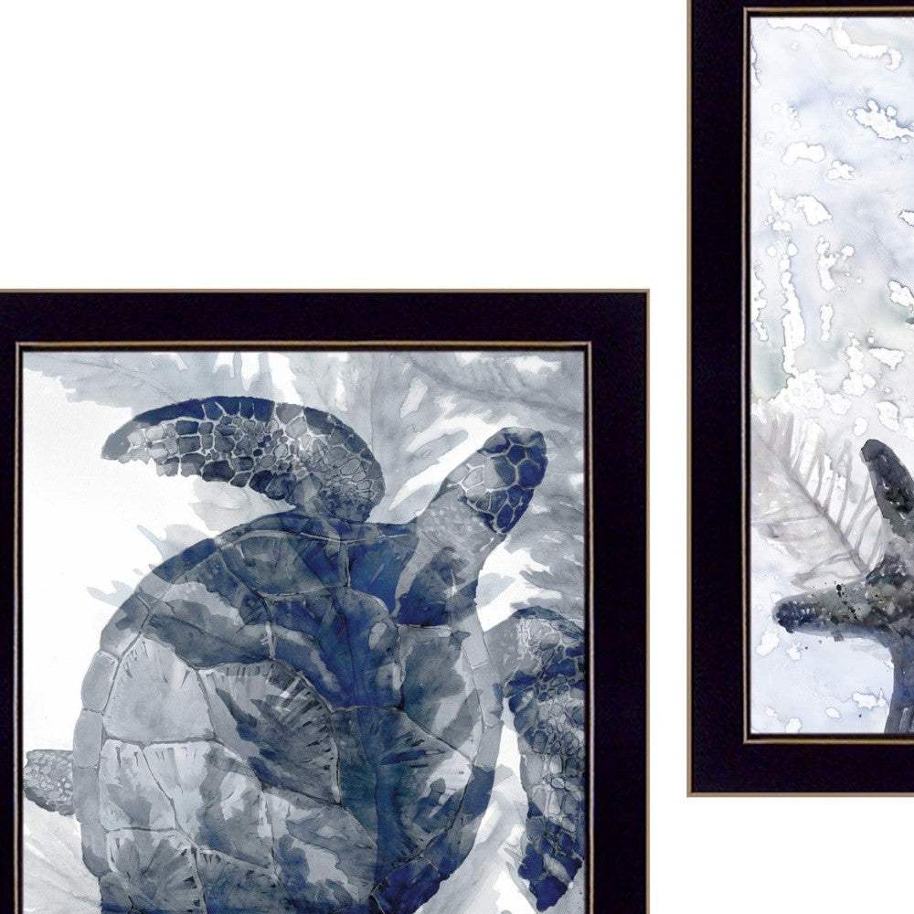 Set Of Two Ocean 3 Black Framed Print Wall Art - Homeroots - Flyclothing LLC
