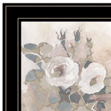 Set Of Two Transitional Blooms 2 Black Framed Print Wall Art - Homeroots