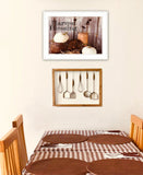 Harvest Blessings 1 White Framed Print Kitchen Wall Art - Homeroots
