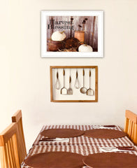 Harvest Blessings 1 White Framed Print Kitchen Wall Art - Homeroots