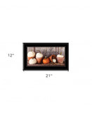 Welcome Pumpkin Shelf 2 Black Framed Print Wall Art - Homeroots - Flyclothing LLC