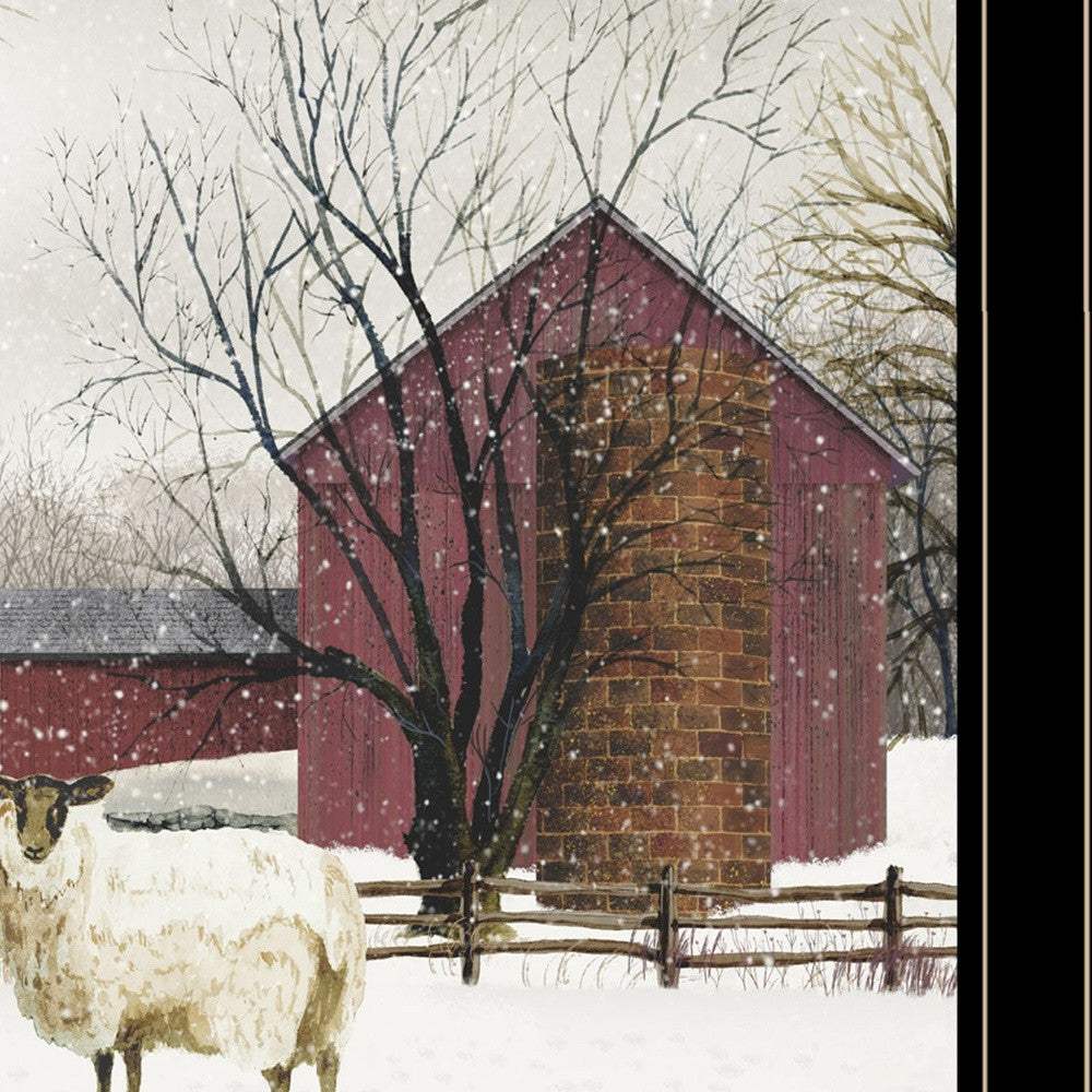 Winter Coat 2 Black Framed Print Wall Art - Homeroots - Flyclothing LLC