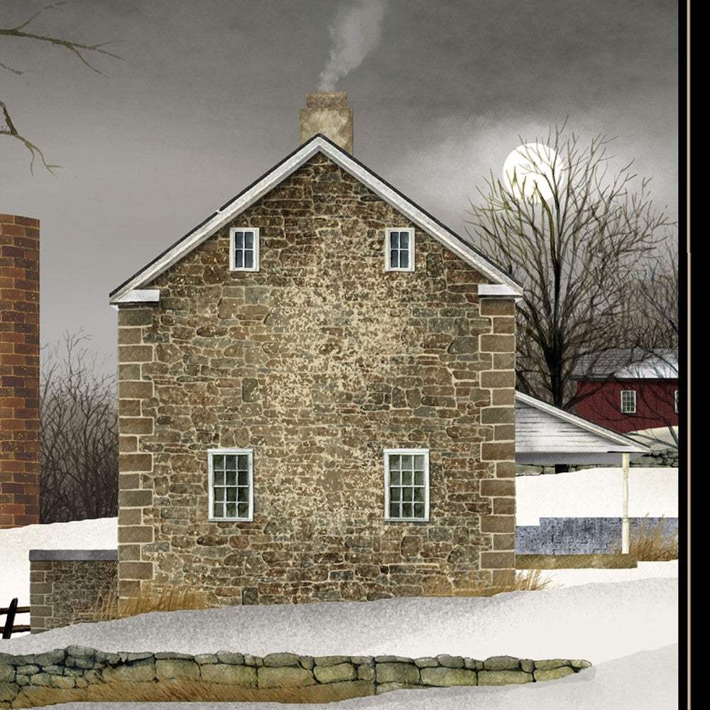 Cold Winters Night 2 Black Framed Print Wall Art - Homeroots - Flyclothing LLC