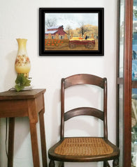 Autumn Blessings 2 Black Framed Print Wall Art - Homeroots