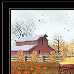 Autumn Blessings 2 Black Framed Print Wall Art - Homeroots