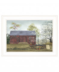 Flower Wagon 2 White Framed Print Wall Art - Homeroots