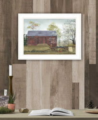 Flower Wagon 2 White Framed Print Wall Art - Homeroots
