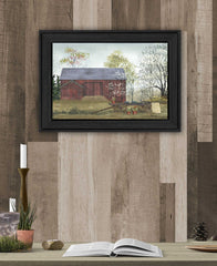Flower Wagon 3 Black Framed Print Wall Art - Homeroots
