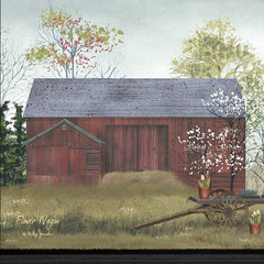 Flower Wagon 3 Black Framed Print Wall Art - Homeroots
