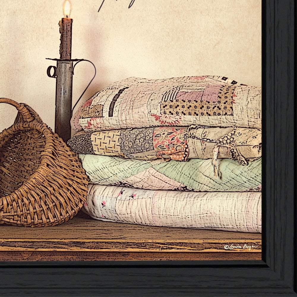 Quilted Together 2 Black Framed Print Wall Art - Homeroots - Flyclothing LLC