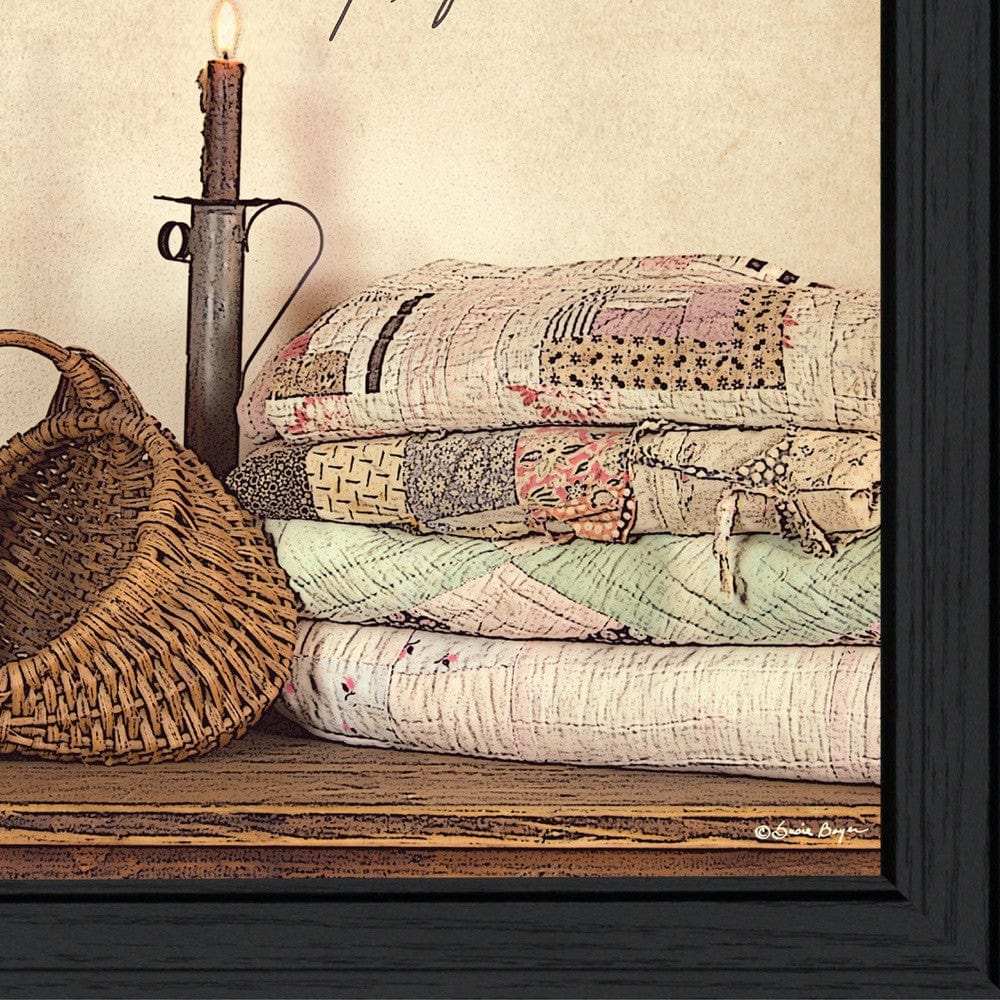 Quilted Together 2 Black Framed Print Wall Art - Homeroots - Flyclothing LLC