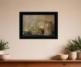Basket of Flowers 2 Black Framed Print Wall Art - Homeroots - Flyclothing LLC