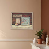 Clean Towels 4 Brown Framed Print Bathroom Wall Art - Homeroots - Flyclothing LLC