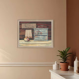 Clean Towels 4 Brown Framed Print Bathroom Wall Art - Homeroots - Flyclothing LLC