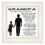 My Grandpa is the Best 2 White Framed Print Wall Art - Homeroots - Flyclothing LLC