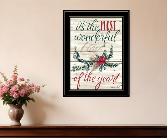 The Most Wonderful Time 2 Black Framed Print Wall Art - Homeroots