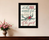 The Most Wonderful Time 2 Black Framed Print Wall Art - Homeroots