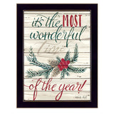The Most Wonderful Time 3 Black Framed Print Wall Art - Homeroots