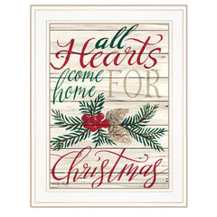 Home For Christmas 1 White Framed Print Wall Art - Homeroots