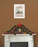 Home For Christmas 1 White Framed Print Wall Art - Homeroots