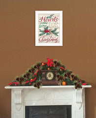 Home For Christmas 1 White Framed Print Wall Art - Homeroots