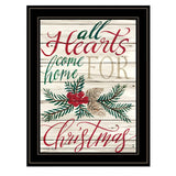 Home For Christmas 2 Black Framed Print Wall Art - Homeroots - Flyclothing LLC